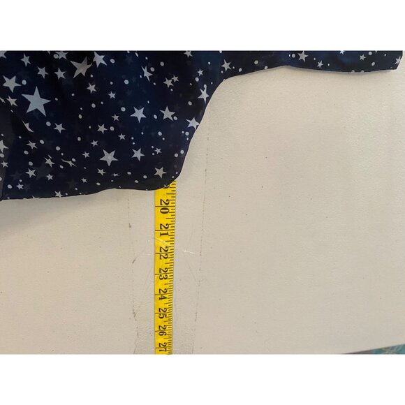 Chelsea & Theodore Navy Starry Maxi Dress Medium - Picture 6 of 8